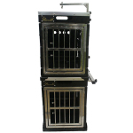 Solidpet蘇力 寵物籠 鋁折疊飛機籠組合 無輪款 一號 黑色 (ALAC-215-BK) 貓犬用日常用品 寵物籠 寵物用品速遞