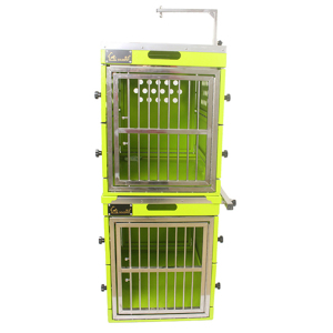 貓犬用日常用品-Solidpet蘇力-寵物籠-鋁折疊飛機籠組合-無輪款-一號-綠色-ALAC-215-GN-寵物籠-寵物用品速遞