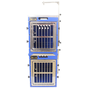 貓犬用日常用品-Solidpet蘇力-寵物籠-鋁折疊飛機籠組合-無輪款-一號-藍色-ALAC-215-BL-寵物籠-寵物用品速遞