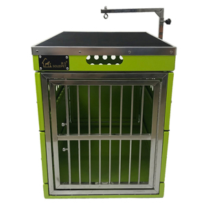 貓犬用日常用品-Solidpet蘇力-寵物籠-鋁折疊飛機籠-無輪款-三號-綠色-ALAC-212-GN-寵物籠-寵物用品速遞