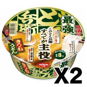 生活用品超級市場-日本日清食品-咚兵衛-日清最強豆皮烏冬-2個裝-食品-寵物用品速遞