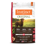 Nature's Variety Instinct 本能 狗糧 無穀物生肉系列 牛肉 20lb (658061) 狗糧 Instinct 本能 寵物用品速遞