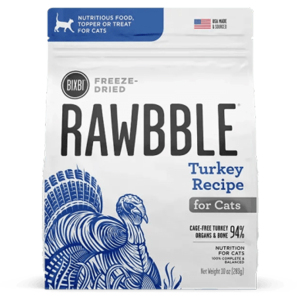 RAWBBLE-BIXBI-RAWBBLE-貓糧-冷凍脫水鮮肉糧-火雞肉-10oz-BIX05625-RAWBBLE-寵物用品速遞