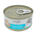 AIME Kitchen 貓罐頭 無穀物營養貓罐 啖啖肉補水系列 吞拿魚配青口配方 85g (TM85) 貓罐頭 貓濕糧 AIME 寵物用品速遞