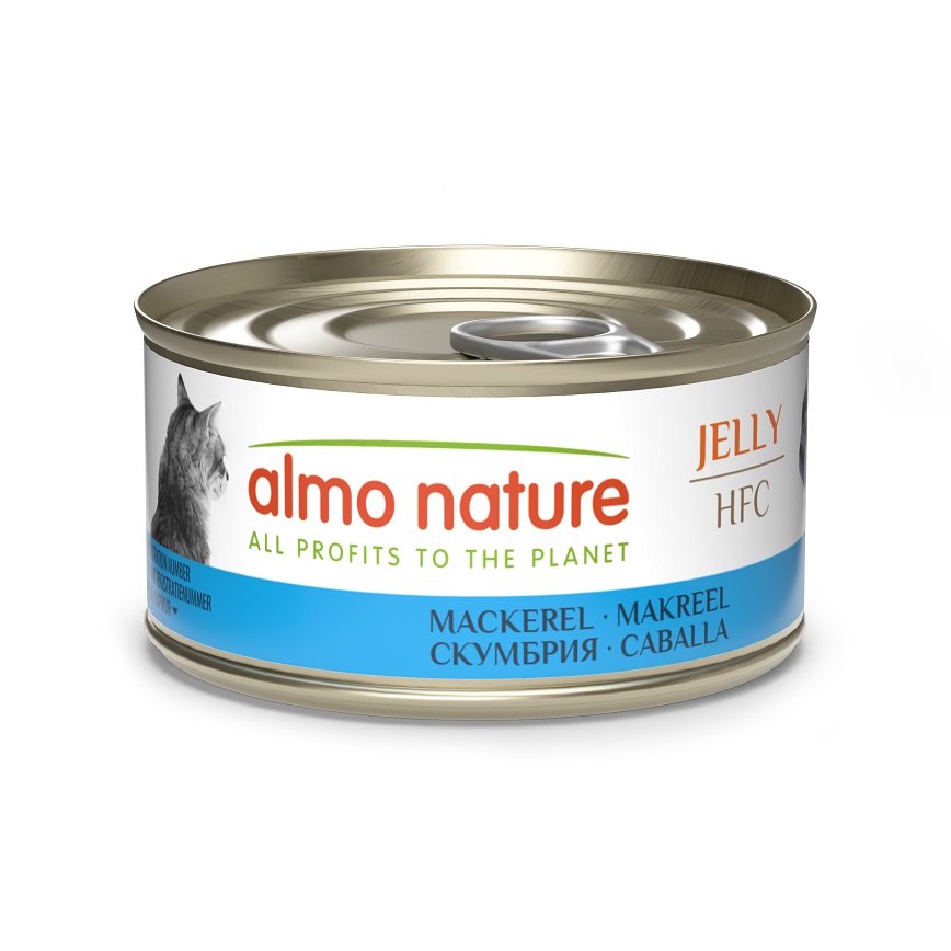 Almo Nature Almo Nature Jelly HFC 貓罐頭 天然系列 鯖魚 70g (9028)