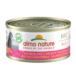 Almo Nature Jelly HFC 貓罐頭 天然系列 三文魚+雞肉 70g (9030) 貓罐頭 貓濕糧 Almo Nature 寵物用品速遞