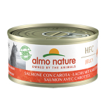 Almo Nature Jelly HFC 貓罐頭 天然系列 三文魚+紅蘿蔔 70g (9032) 貓罐頭 貓濕糧 Almo Nature 寵物用品速遞