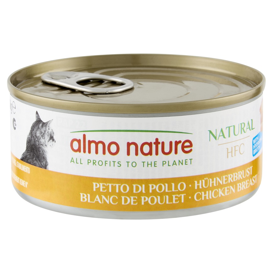 Almo Nature Almo Nature HFC 貓罐頭 天然系列 雞胸肉 150g (5122)