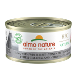 Almo Nature HFC 貓罐頭 天然系列 吞拿魚+白飯魚 150g (5127) 貓罐頭 貓濕糧 Almo Nature 寵物用品速遞
