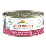 Almo Nature HFC 貓罐頭 天然系列 吞拿魚+雞肉 150g (5129) 貓罐頭 貓濕糧 Almo Nature 寵物用品速遞