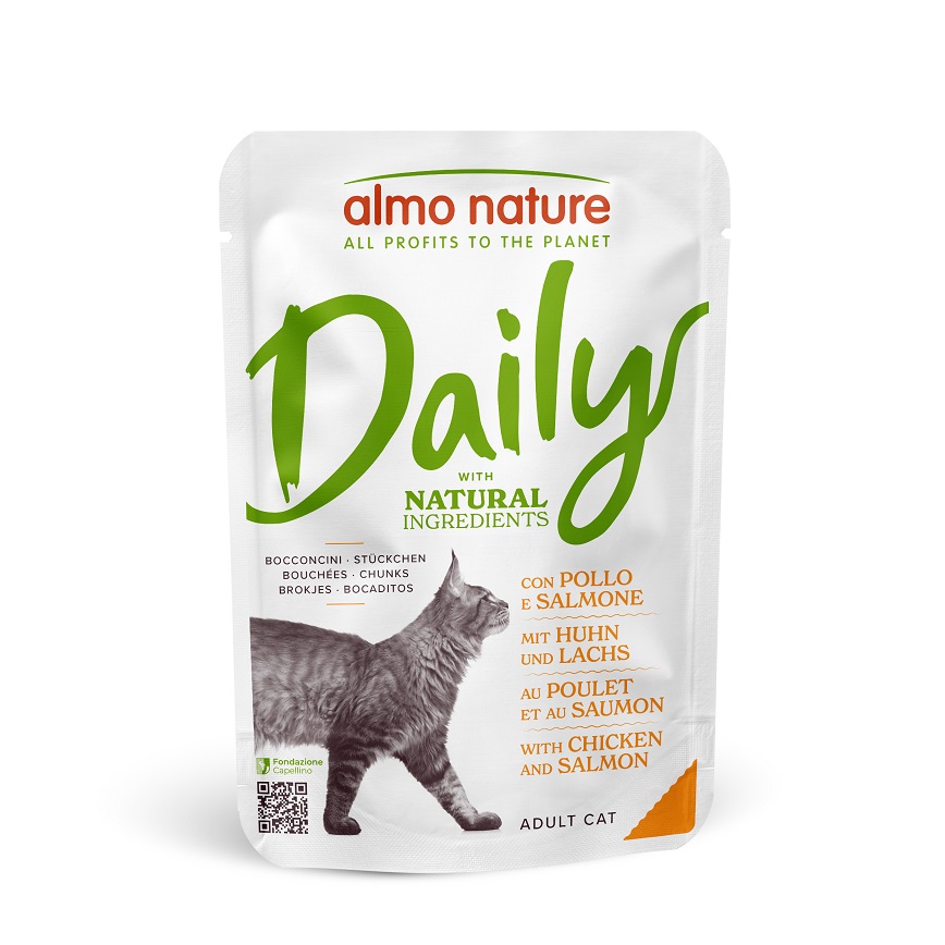 Almo Nature Almo Nature Daily 貓濕糧 雞肉+三文魚 70g (5270)