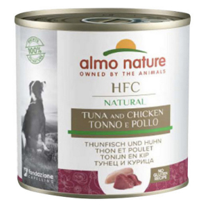 Almo-Nature-狗罐頭-HFC-Natural-雞肉-吞拿魚-290g-5522-Almo-Nature-寵物用品速遞