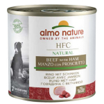 Almo Nature 狗罐頭 HFC Natural 牛肉+火腿 290g (5525) 狗罐頭 狗濕糧 Almo Nature 寵物用品速遞