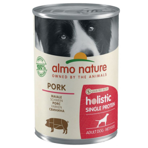 Almo-Nature-狗罐頭-Holistic-單一蛋白系列-豬肉配方-400g-196-Almo-Nature-寵物用品速遞
