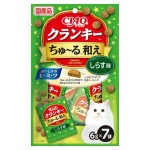 CIAO-貓零食-日本ちゅ-る和え-夾心脆餅-白飯魚-6g-7袋入-P-346-CIAO-INABA-貓零食-寵物用品速遞
