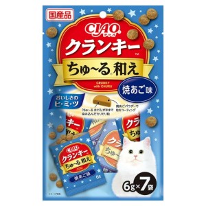 CIAO-貓零食-日本ちゅ-る和え-夾心脆餅-燒飛魚-6g-7袋入-P-344-CIAO-INABA-貓零食-寵物用品速遞