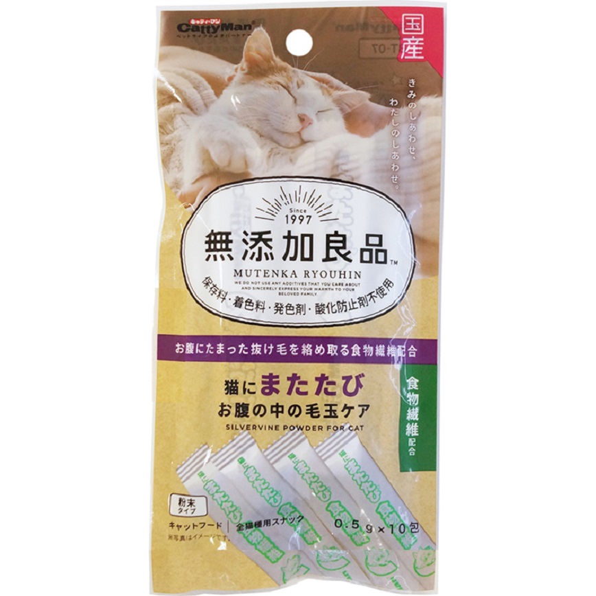 【COMBO 其他 換購品】日本CattyMan 貓零食 無添加良品 木天蓼蟲癭果粉末 50g