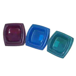 Petmate-寵物食物碗-方形碗-透明款-紫色-6吋-x-6吋-DL1409-飲食用具-寵物用品速遞