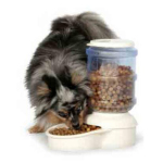 Petmate Aspen Pet LeBistro系列 自動餵食器 座地款 中 藍色 10lbs (24563) 狗狗日常用品 飲食用具 寵物用品速遞