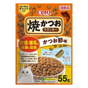 CIAO-貓零食-日本-Crunky-燒鰹魚夾心脆餅-皮膚毛髮健康配慮-55g-P-219-CIAO-INABA-貓零食-寵物用品速遞