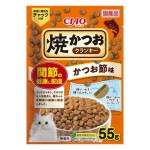 CIAO 貓零食 日本 Crunky 燒鰹魚夾心脆餅 關節健康配慮 55g (P-220) 貓小食 CIAO INABA 貓零食 寵物用品速遞