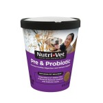 Nutrivet 犬用益生菌+益生原軟肉粒 120粒 (NV66022) 狗狗保健用品 營養保充劑 寵物用品速遞