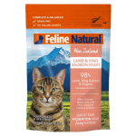 Feline Natural 貓軟包 羊肉三文魚配方 85g (F9-P-LS85) 貓罐頭 貓濕糧 Feline Natural 寵物用品速遞