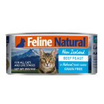 Feline Natural 主食貓罐頭 牛肉盛宴 85g (F9-C-B85) 貓罐頭 貓濕糧 Feline Natural 寵物用品速遞