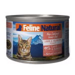 Feline Natural 主食貓罐頭 羊肉及三文魚盛宴 170g (F9-C-LS170) 貓罐頭 貓濕糧 Feline Natural 寵物用品速遞