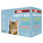 Feline Natural 貓軟包混味道 85gx12 (F9-P-MIX85) 貓罐頭 貓濕糧 Feline Natural 寵物用品速遞