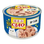 CIAO 日本貓罐頭 BIG 鰹魚味 160g (CC-51) 貓罐頭 貓濕糧 CIAO INABA 寵物用品速遞