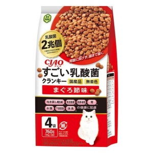CIAO-貓糧-日本2兆個乳酸菌-金槍魚味-190g-4袋入-CIAO-INABA-寵物用品速遞