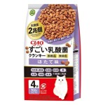 CIAO 貓糧 日本2兆個乳酸菌 扇貝味 190g 4袋入 (紫)(P-304) 貓糧 貓乾糧 CIAO INABA 寵物用品速遞