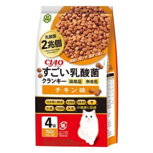 CIAO-貓糧-日本2兆個乳酸菌-雞肉味-190g-4袋入-CIAO-INABA-寵物用品速遞