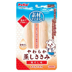 Petio-狗零食-原汁原味-雞湯味原條蒸雞柳肉-2條裝-90502884-Petio-寵物用品速遞