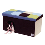 Porta 兩⽤狗屋 藍色格仔 加長型 (91601991) 狗狗日常用品 寵物床墊 狗床墊 寵物用品速遞