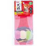 Petio 犬雅和菓子系列 柔軟乳膠狗玩具 三色糰子 (91602533) 狗玩具 Petio 寵物用品速遞