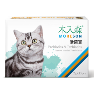 木入森MORESON-貓咪保健品-活菌寶-2g-x-15包-MRSC010-腸胃-關節保健-寵物用品速遞