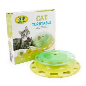 貓咪玩具-Cat-Turntable-多元合一趣味-帶鈴鐺球旋轉美食遊樂盤-貓貓-寵物用品速遞