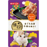 日本Petline 懷石料理 貓餐包 金槍魚+牛肉 40g (KP4) 貓零食 寵物零食 Petline 寵物用品速遞