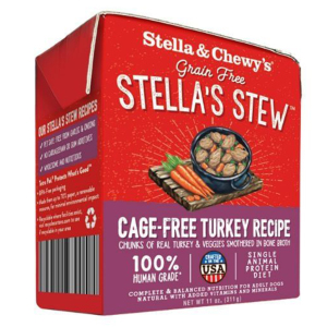 狗罐頭-狗濕糧-Stella-Chewy-s-狗濕糧-單一材料燉肉系列-放養火雞肉-11oz-SKU-SS-T-11-Stella-Chewys-寵物用品速遞