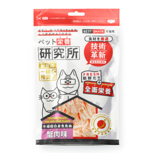 Pet-Lab-栄養研究所-國產牛磺酸白身魚魚絲蟹味小食-45g-貓用-其他-寵物用品速遞