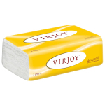 VIRJOY唯潔雅 黃色軟抽面紙 (13.4gsm,2層) 100張 (VIR0013) 生活用品超級市場 紙巾及廁紙