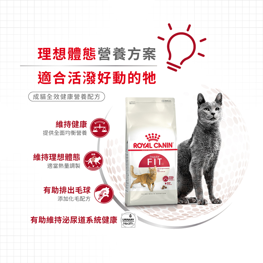 Royal Canin 貓糧 法國皇家貓糧 成貓全效健康營養配方 FIT32 15kg (2520150011) (圖片5)