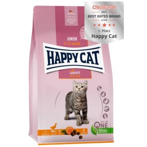 Happy-Cat-Young系列-幼貓糧-鴨肉配方-四個月到十二個月-5_2kg-4包1_3kg夾袋-70544-70545-Happy-Cat-寵物用品速遞