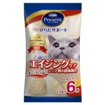 日本COMBO Present 貓零食 金槍魚肉泥布甸 高齡健康配方 17g 6個入 貓零食 寵物零食 COMBO 寵物用品速遞