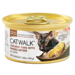 CATWALK 貓主食罐 鰹吞拿魚 + 青口 Skipjack Tuna with Mussel Entrée 80g (CW-LBC) 貓罐頭 貓濕糧 CATWALK 寵物用品速遞