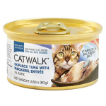 CATWALK 貓主食罐 鰹吞拿魚 + 鯖魚 Skipjack Tuna with Mackerel Entrée 80g (CW-TMC) 貓罐頭 貓濕糧 CATWALK 寵物用品速遞