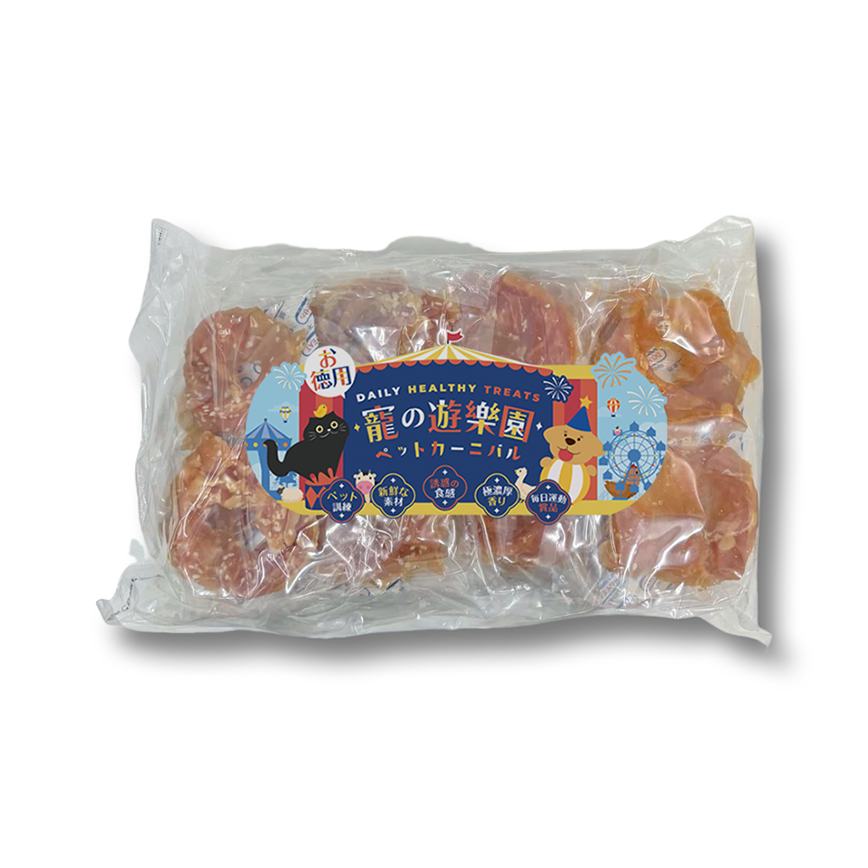 寵之遊樂園 寵之遊樂園 狗零食 訓犬小食 風乾芝麻雞肉圈 大包裝 1袋8包