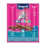 Vitakraft 貓小食 亮毛健膚肉條 比目魚+Omega3 6g*3條 (VK31218B) 貓小食 Vitakraft 寵物用品速遞